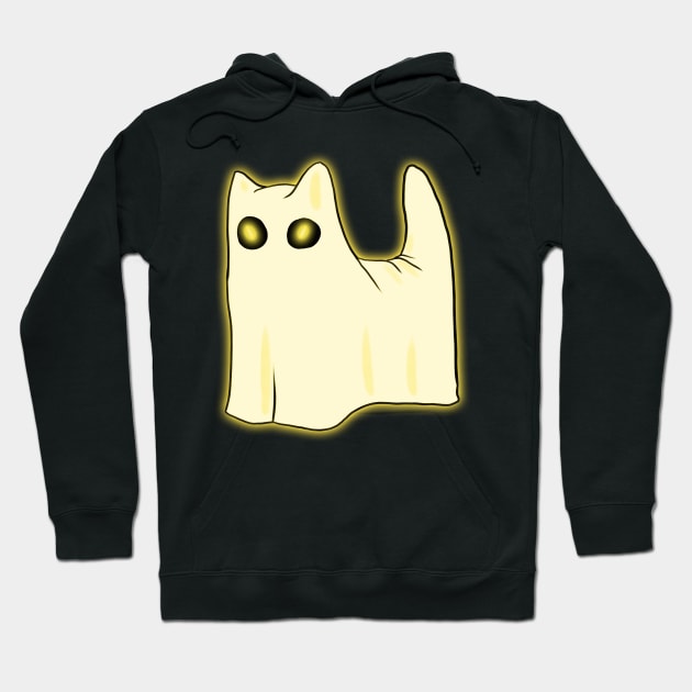 Ghost Cat Hoodie by liquidruby